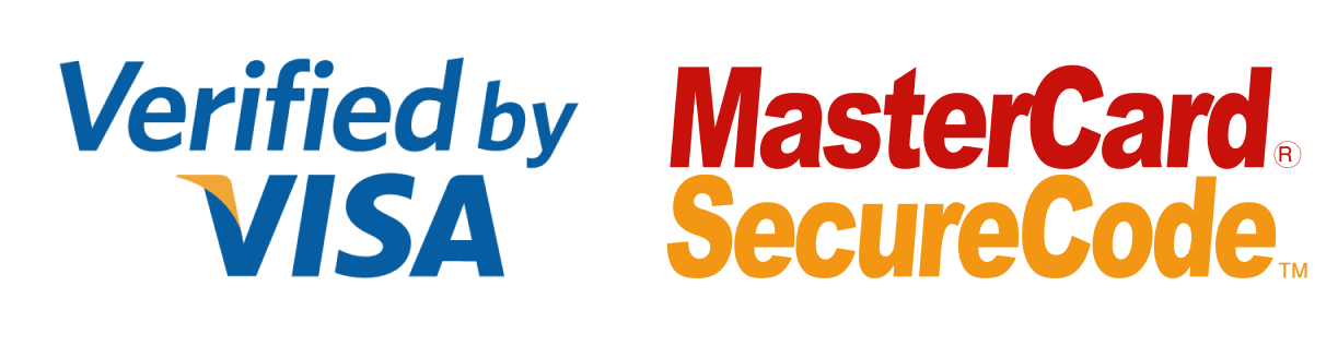 Visa & Mastercard logo.